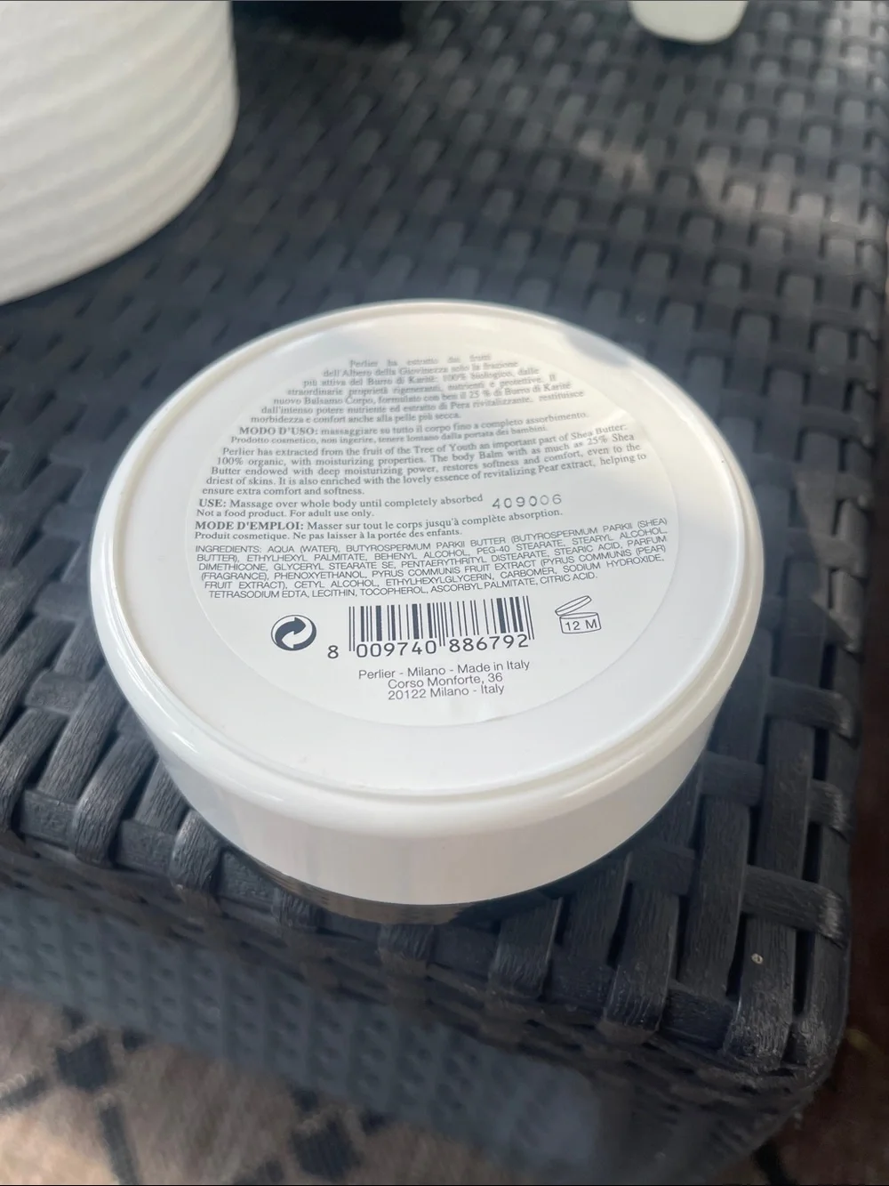 PERLIER - Shes Butter & Pear Body Balm